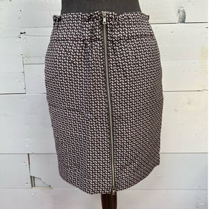 Gap zip up skirt